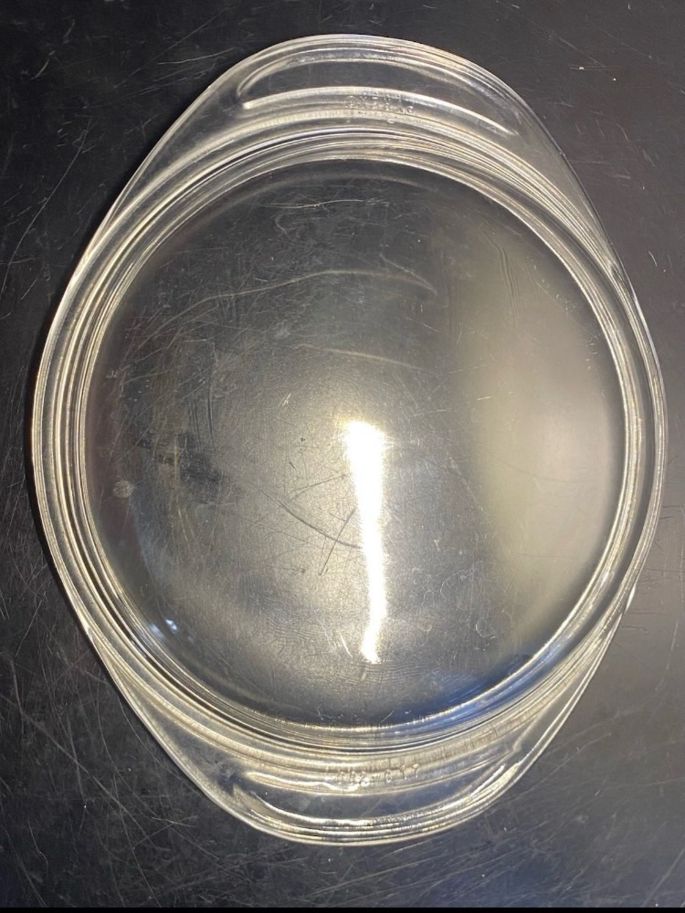 Pyrex Vintage Clear Glass 682-C Covered  dish lid